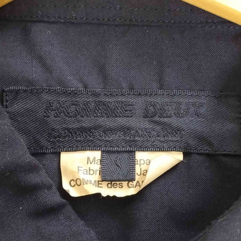 コムデギャルソンオムドゥ COMME des GARCONS HOMME DEUX AD2023 23AW 製品染め レギュラーカラー ポリエステルシャツ メンズ JPN:S